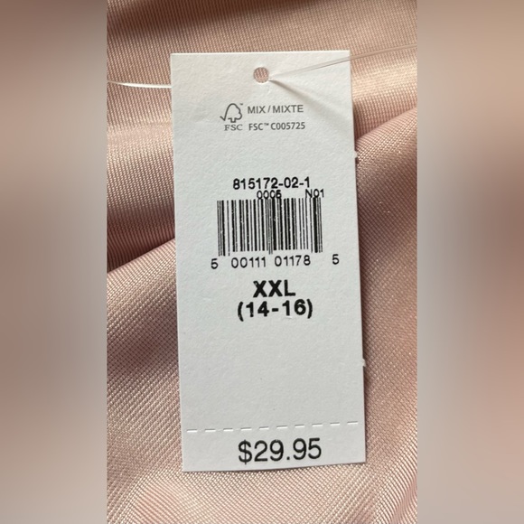 Gap pink velvet long sleeve crop top - Picture 5 of 5